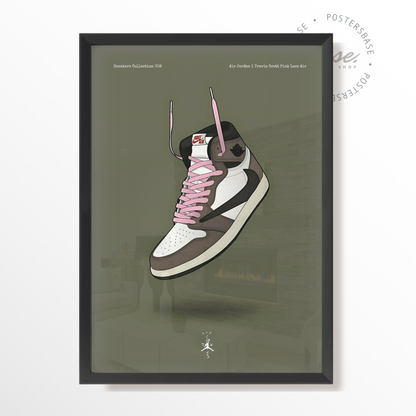 Air Jordan 1 Travis Scott Pink Lace Air