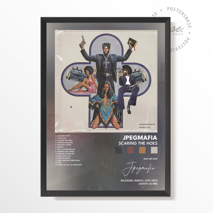 jpegmafia SCARING THE HOES poster