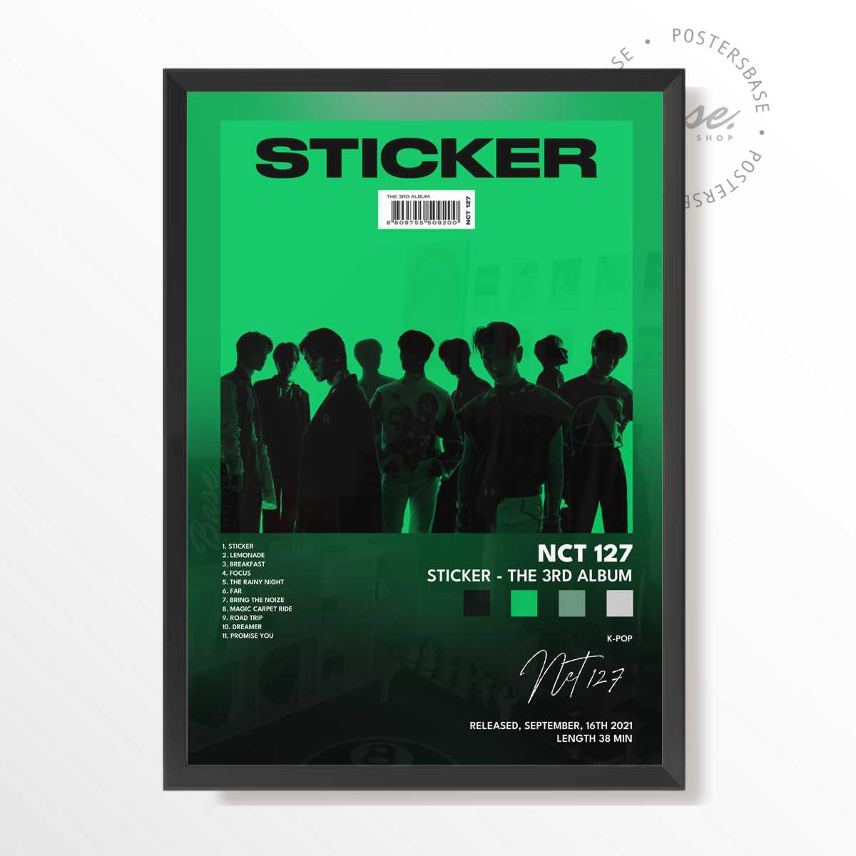 nct 127 Sticker   The 3rd Album