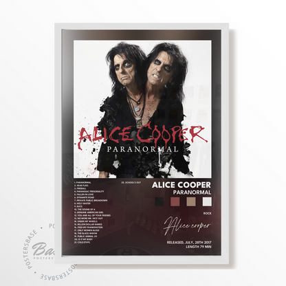 alice cooper Paranormal poster