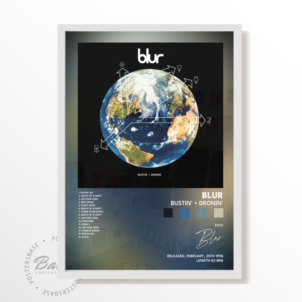 blur Bustin Dronin poster