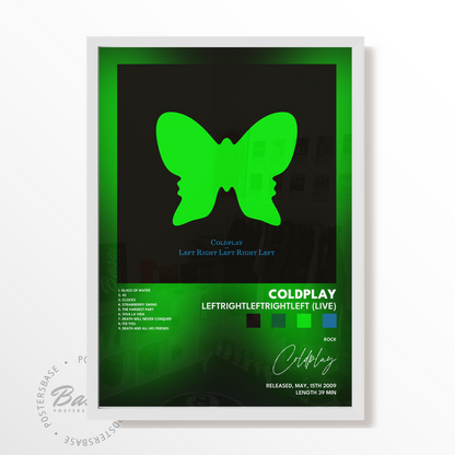 coldplay LeftRightLeftRightLeft Live poster