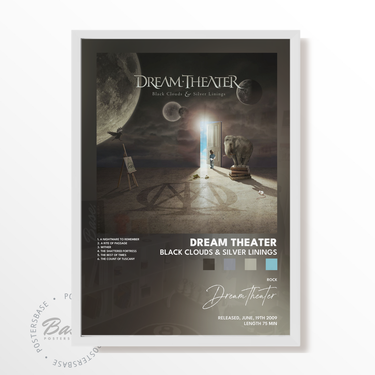 dream theater Black Clouds Silver Linings poster