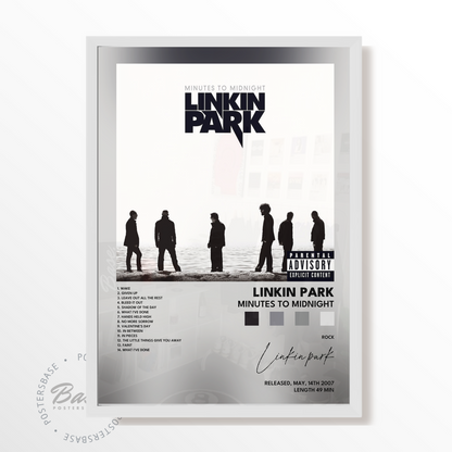 linkin park Minutes to Midnight poster
