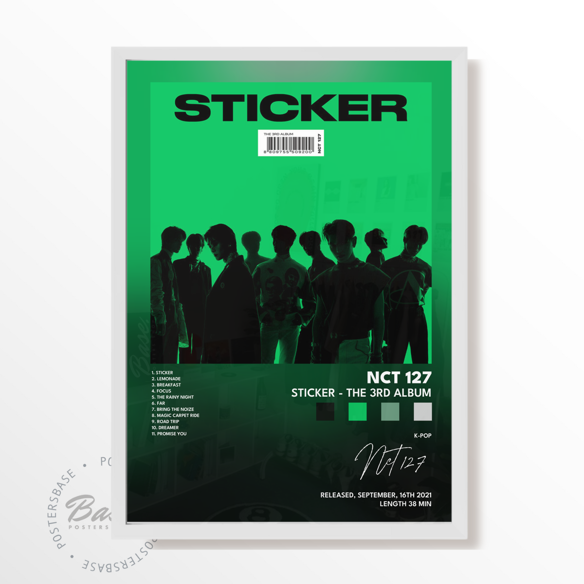 nct 127 Sticker The 3rd Album