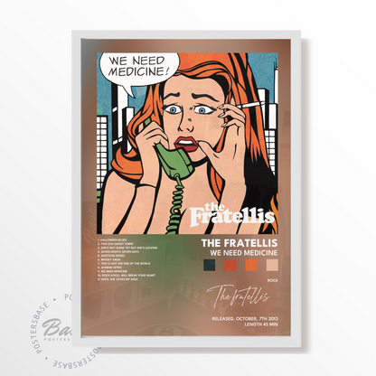 the fratellis We Need Medicine poster