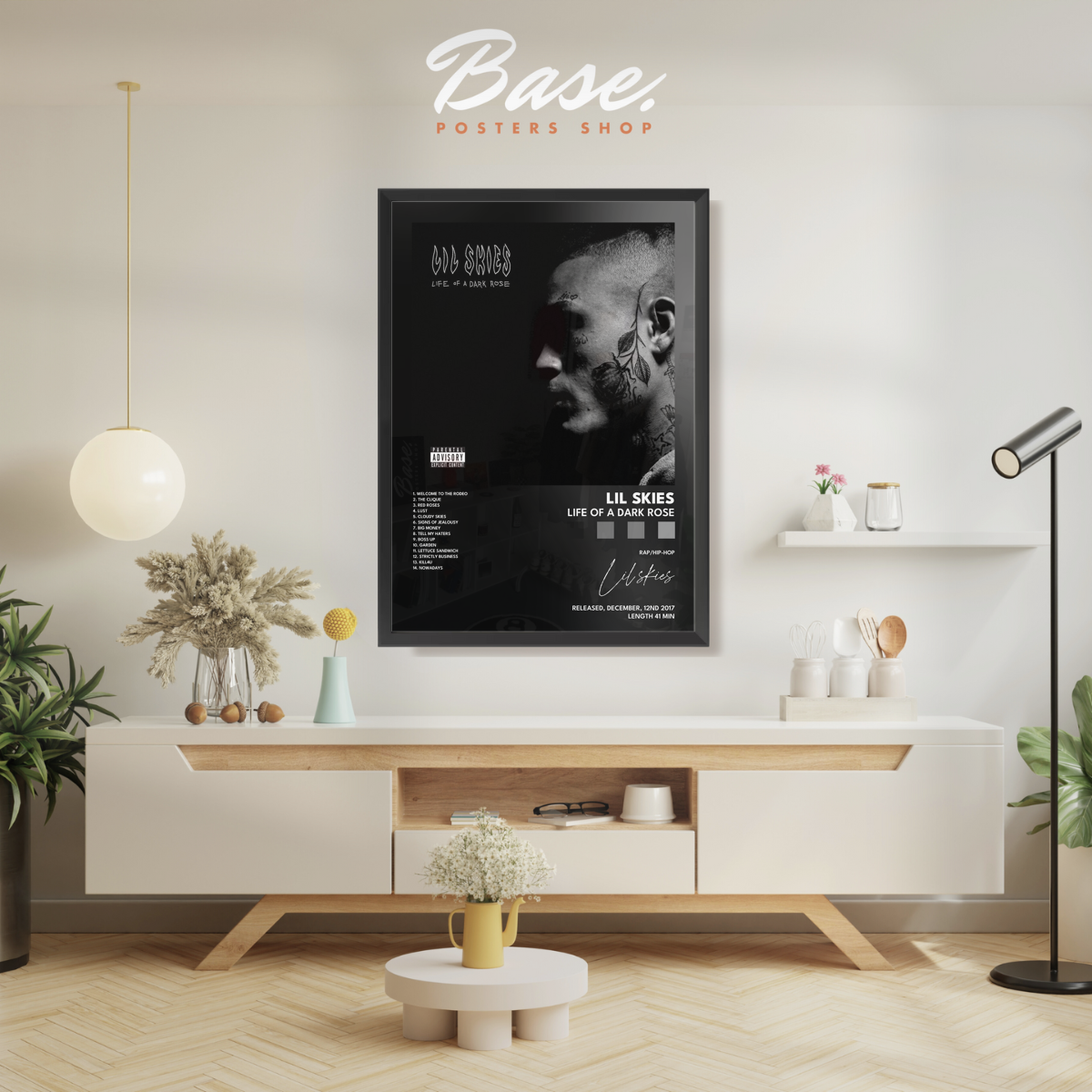 lil skies Life of a Dark Rose poster