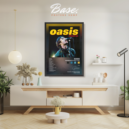 oasis Knebworth 1996 Live poster