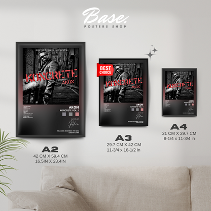 akon Koncrete Vol 1 poster