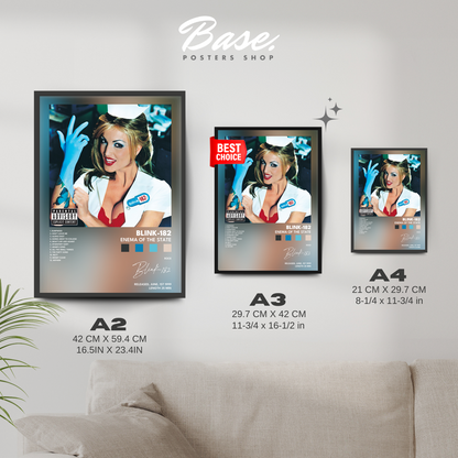 blink 182 Enema Of The State poster