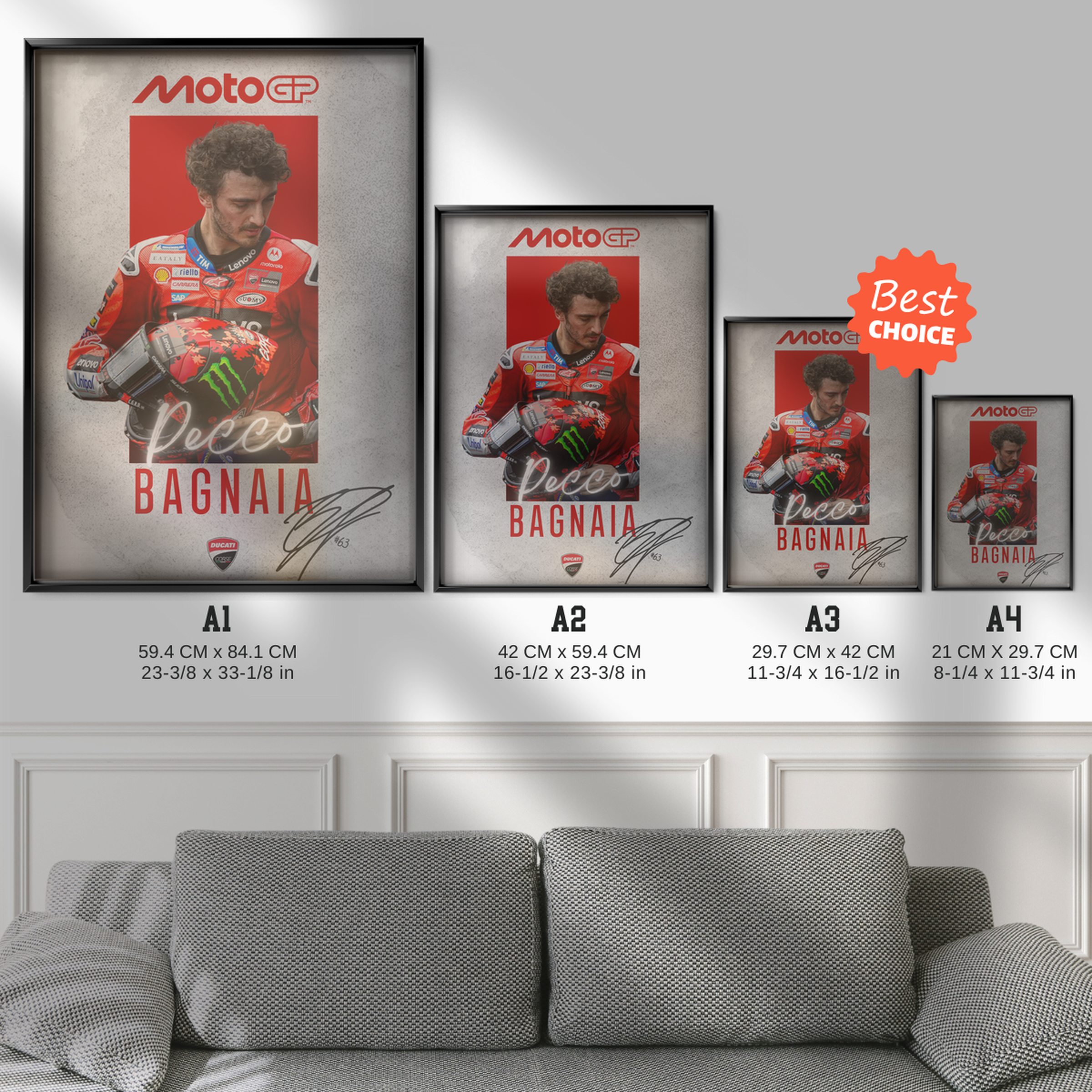 Pecco Bagnaia X Ducati Original 2025