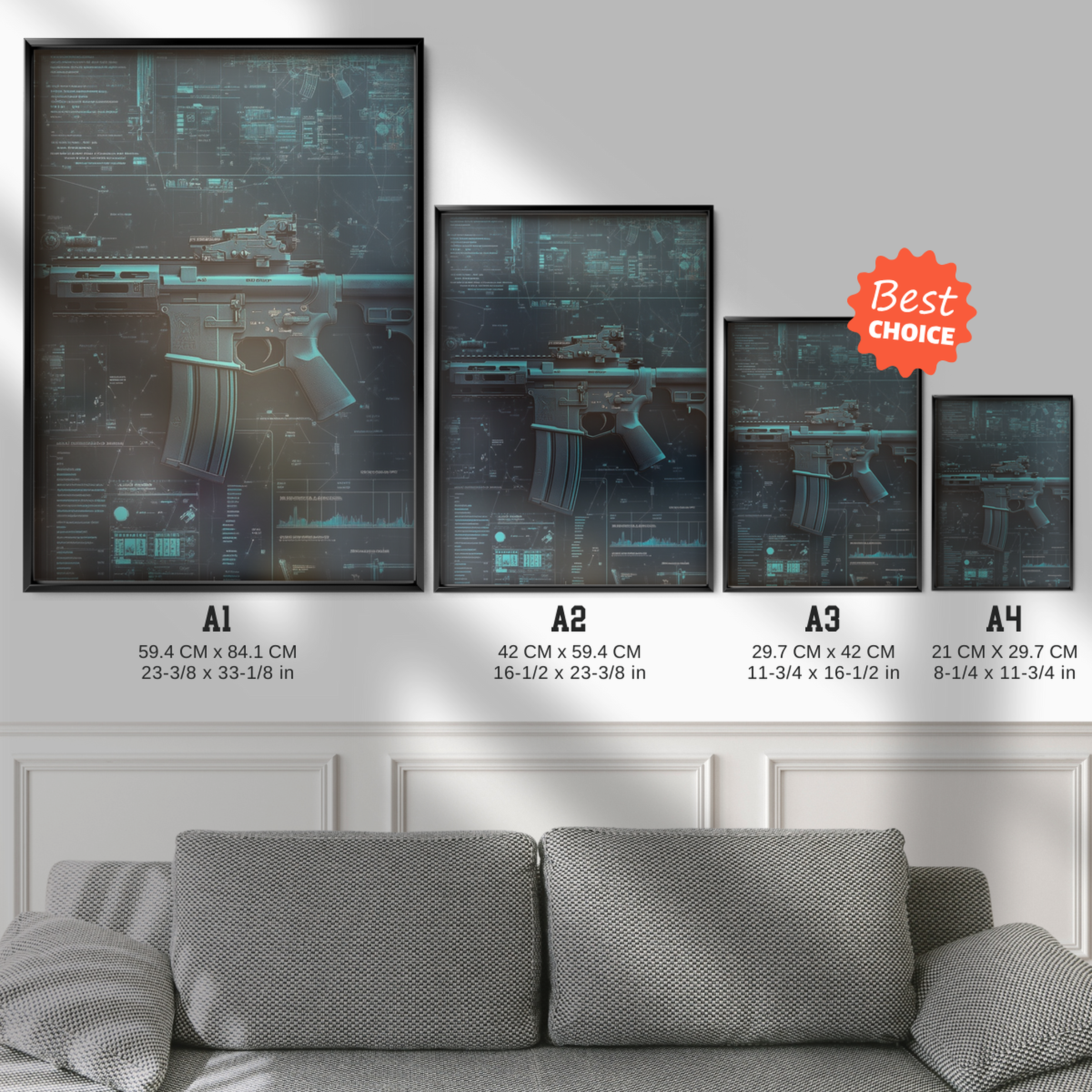 Call Of Duty – Futuristic Rifle Blueprint