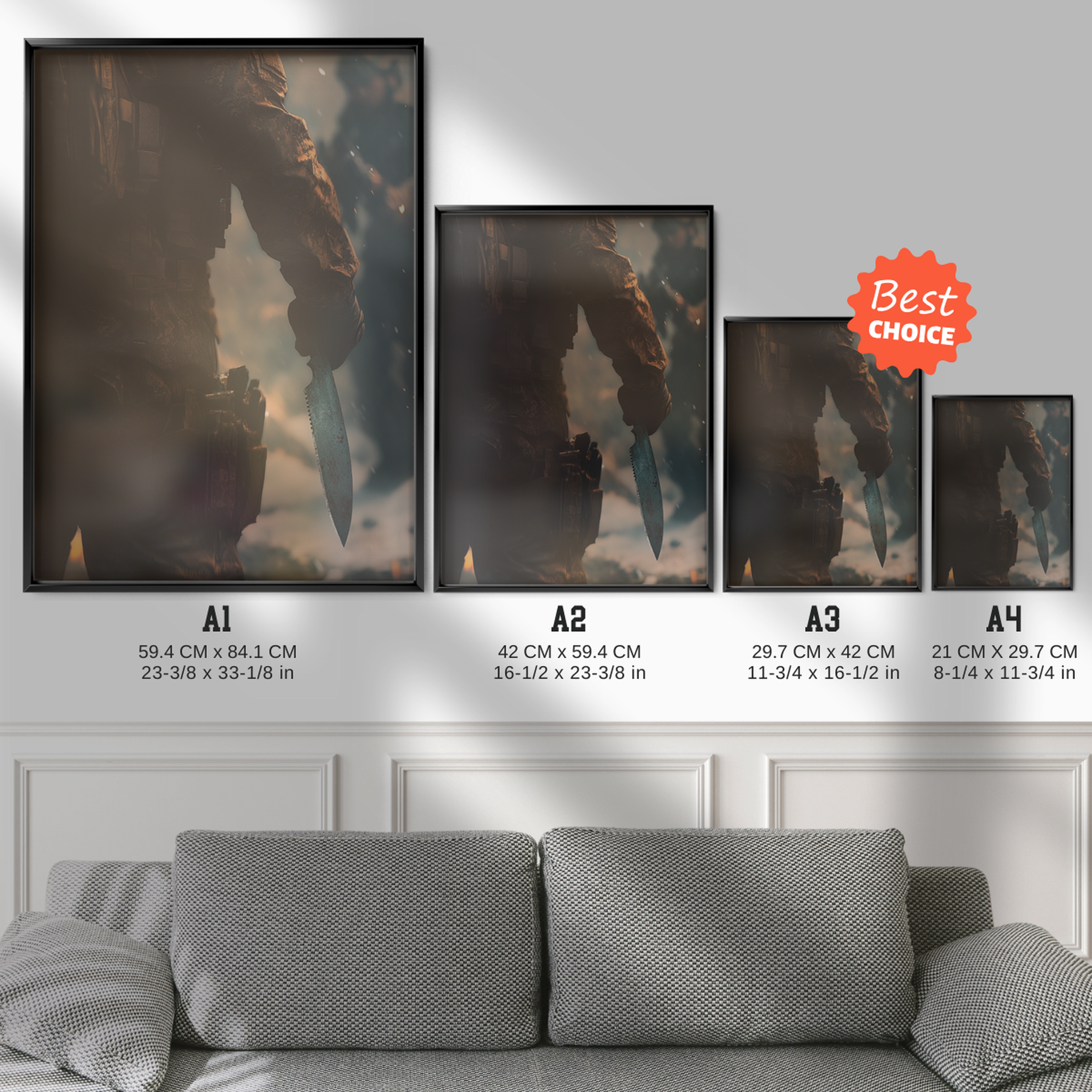 Call Of Duty – Knife Kill Combat Scene