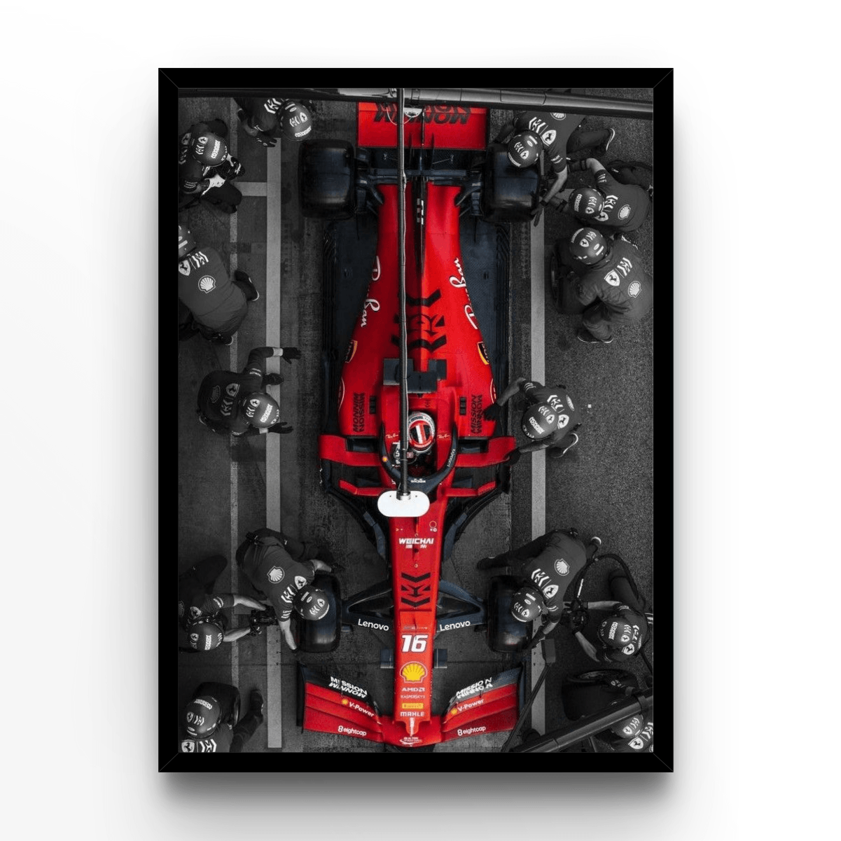 Charles Leclerc 4 - A4, A3, A2 Posters Base - Poster Print Shop / Art Prints / PostersBase