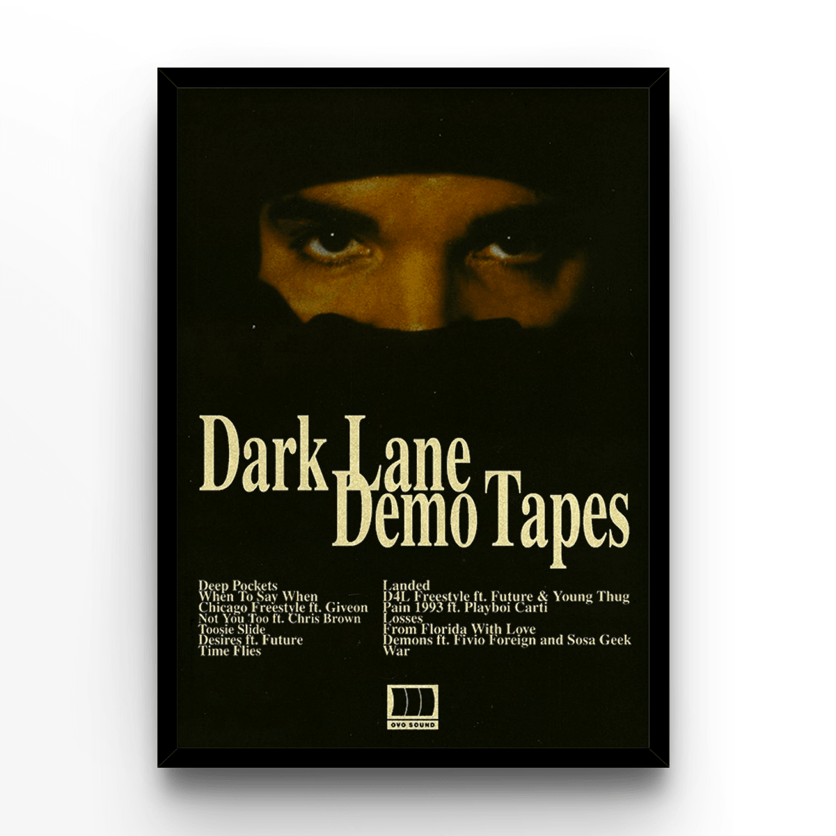 Drake Dark Lane - A4, A3, A2 Posters Base - Poster Print Shop / Art Prints / PostersBase