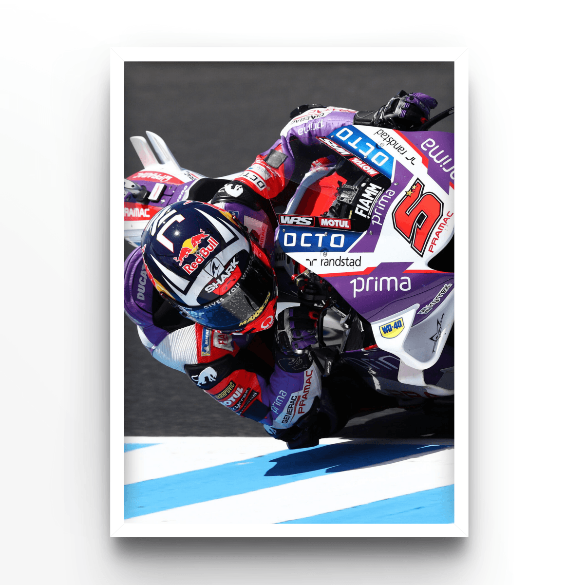 Johann Zarco 2 - A4, A3, A2 Posters Base - Poster Print Shop / Art Prints / PostersBase