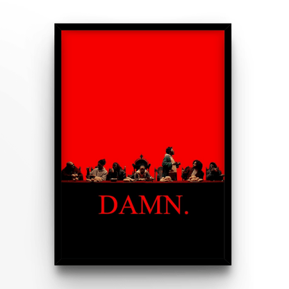 Kendrick Lamar Damn - A4, A3, A2 Posters Base - Poster Print Shop / Art Prints / PostersBase