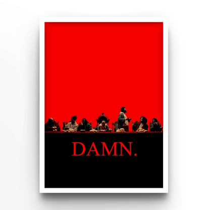 Kendrick Lamar Damn - A4, A3, A2 Posters Base - Poster Print Shop / Art Prints / PostersBase