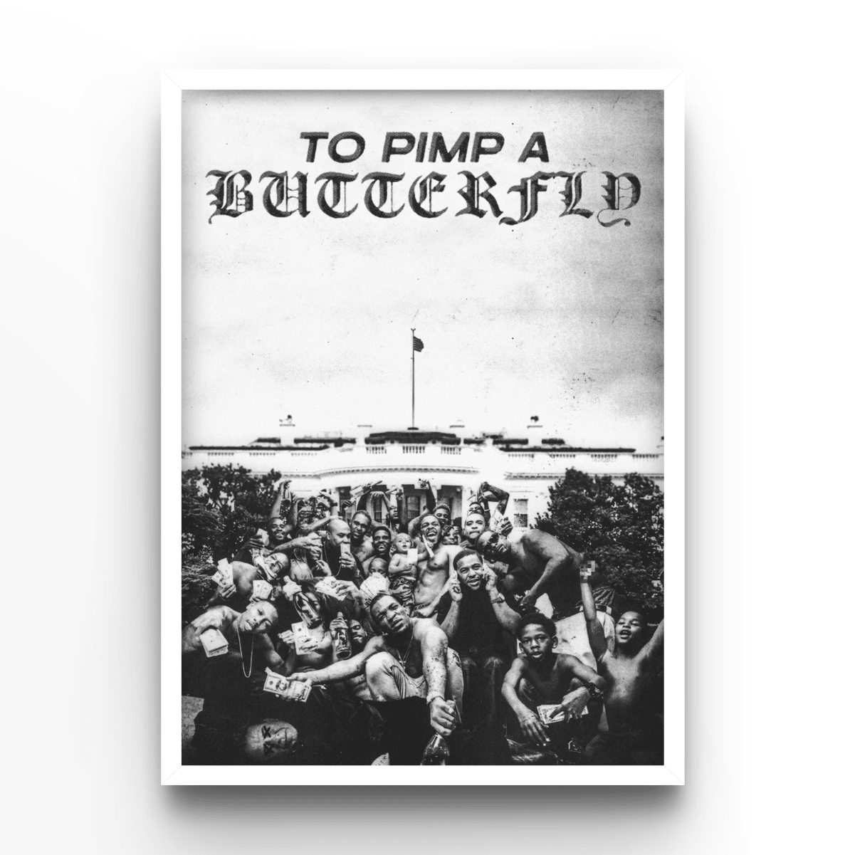 Kendrick Lamar To Pimp A Butterfly - A4, A3, A2 Posters Base - Poster Print Shop / Art Prints / PostersBase