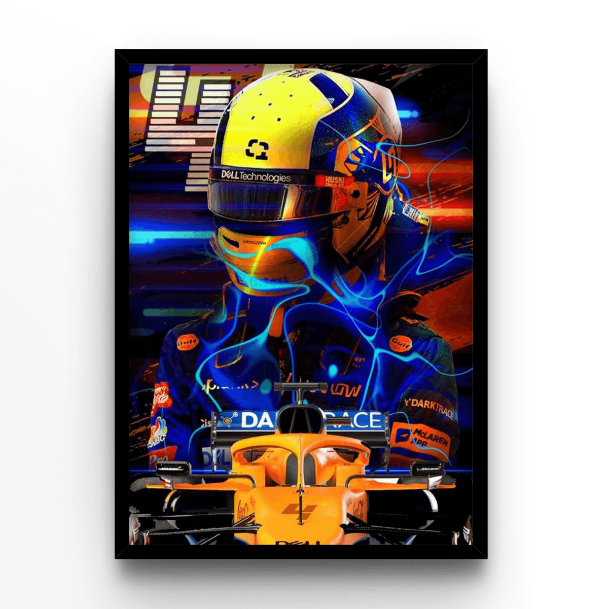 Lando Norris 3 - A4, A3, A2 Posters Base - Poster Print Shop / Art Prints / PostersBase