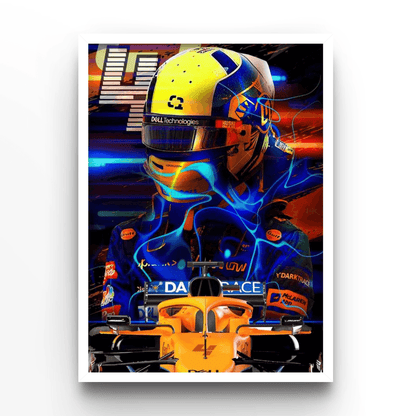 Lando Norris 3 - A4, A3, A2 Posters Base - Poster Print Shop / Art Prints / PostersBase