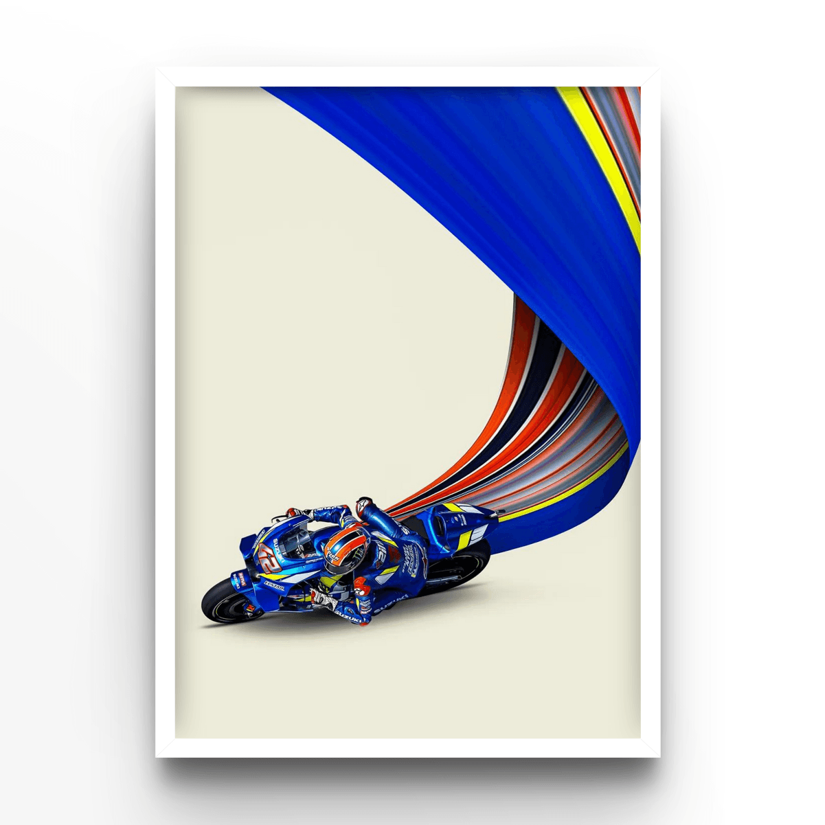 Lines Alex Rins - A4, A3, A2 Posters Base - Poster Print Shop / Art Prints / PostersBase
