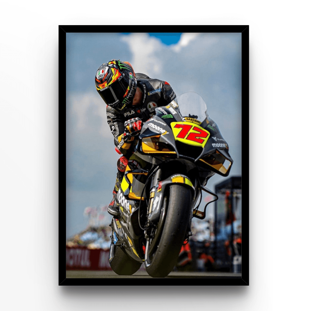 Marco Bezzecchi 1 - A4, A3, A2 Posters Base - Poster Print Shop / Art Prints / PostersBase