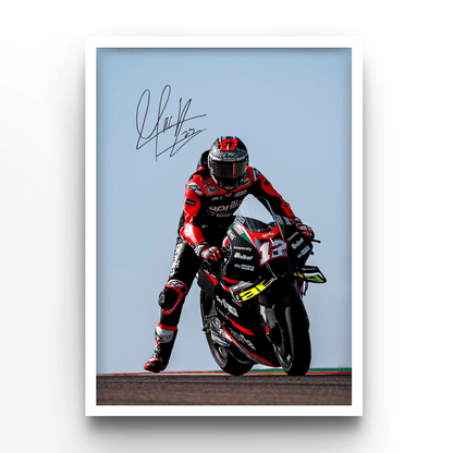 Maverick Viñales 1 - A4, A3, A2 Posters Base - Poster Print Shop / Art Prints / PostersBase