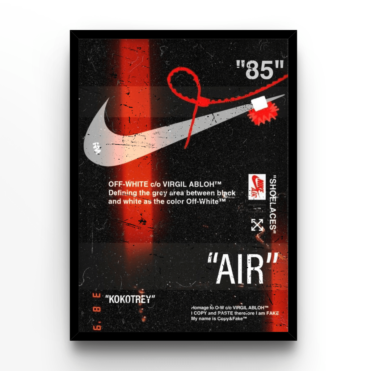 Nike "AIR" - A4, A3, A2 Posters Base - Poster Print Shop / Art Prints / PostersBase