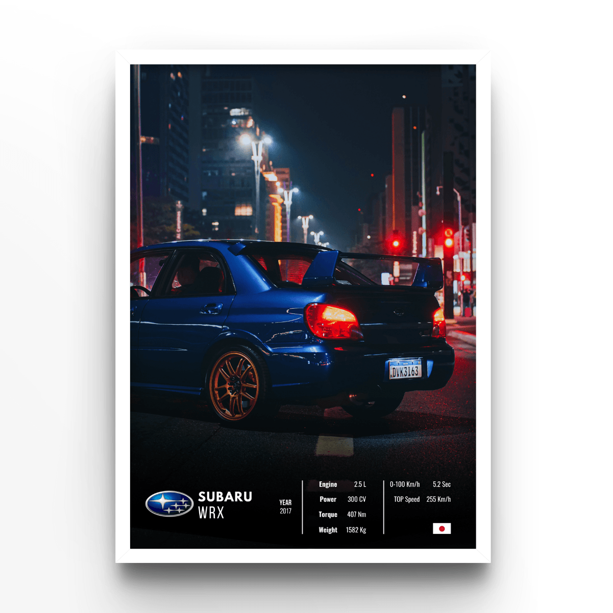 Subaru WRX Collector - A4, A3, A2 Posters Base - Poster Print Shop / Art Prints / PostersBase