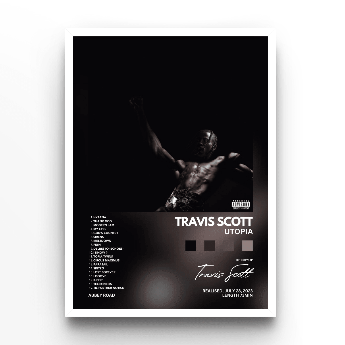 Travis Scott Utopia - A4, A3, A2 Posters Base - Poster Print Shop / Art Prints / PostersBase