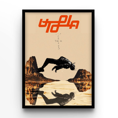 Travis Scott Utopia Cover - A4, A3, A2 Posters Base - Poster Print Shop / Art Prints / PostersBase