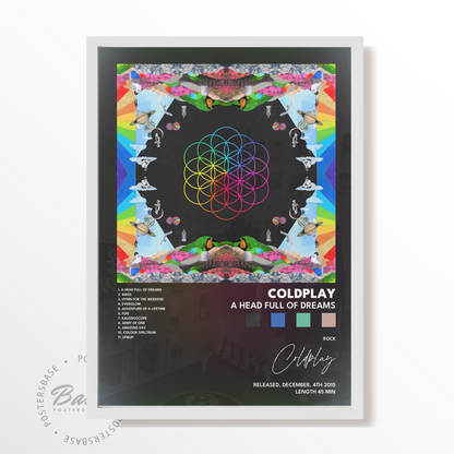 coldplay A Head Full of Dreams poster