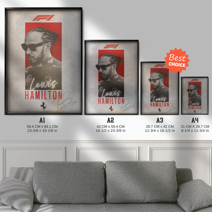 Lewis Hamilton X Ferrari Original 2025