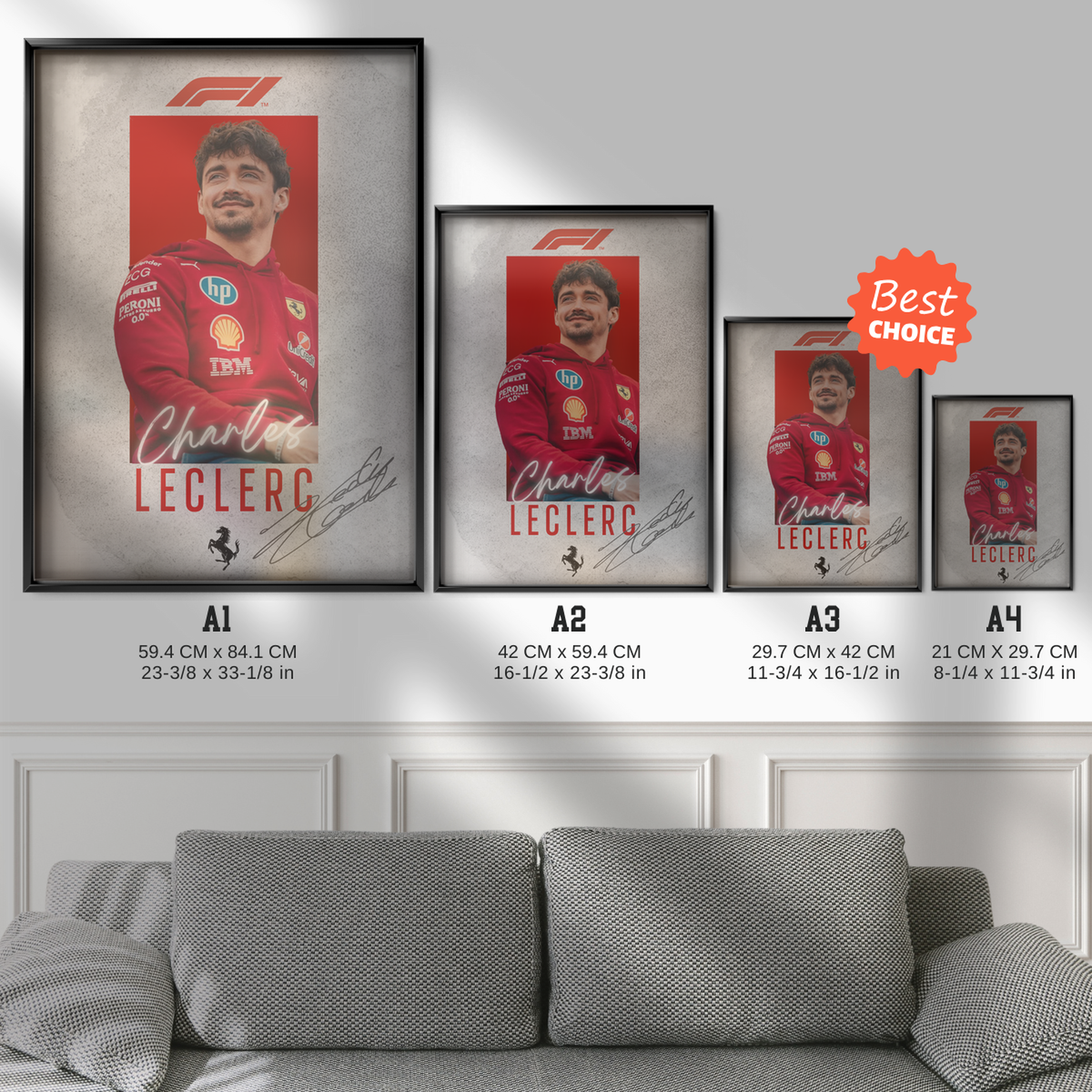 Charles Leclerc X Ferrari Original